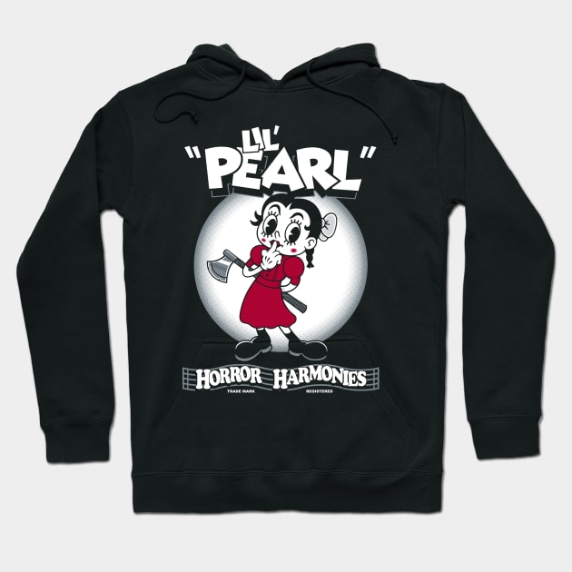 Lil Pearl - Vintage Cartoon Gothic Horror Hoodie by Nemons